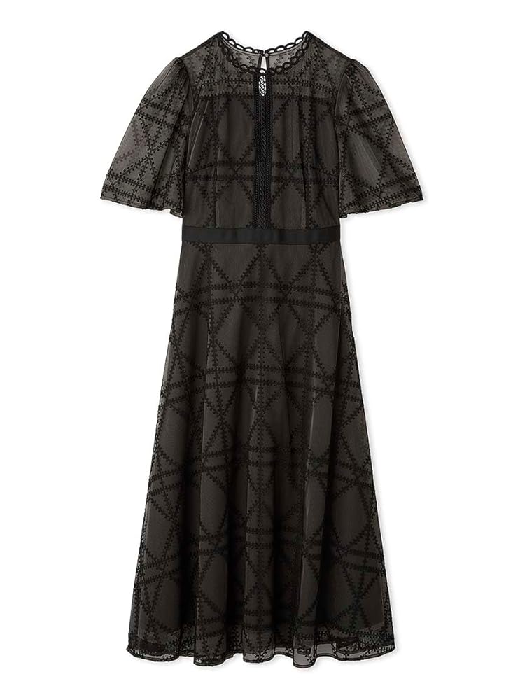 Amazon.co.jp: [セルフォード] プレイドパターンチュールドレス